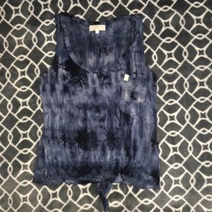 Blue Tye-Dye Tank Top